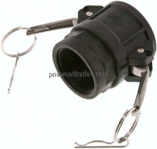 Kamlock-Kupplung (D) Rp 1-1/2"(IG), Polypropylen