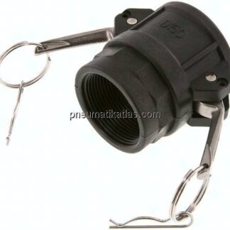 Kamlock-Kupplung (D) Rp 1-1/2"(IG), Polypropylen