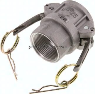Kamlock-Kupplung (D) Rp 1-1/4"(IG), Aluminium