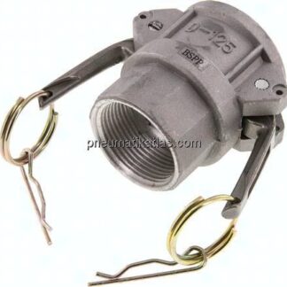 Kamlock-Kupplung (D) Rp 1-1/4"(IG), Aluminium