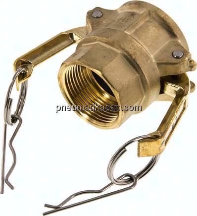 Kamlock-Kupplung (D) Rp 1-1/4"(IG), Messing
