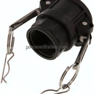 Kamlock-Kupplung (D) Rp 1-1/4"(IG), Polypropylen