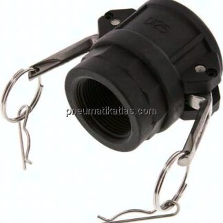 Kamlock-Kupplung (D) Rp 1-1/4"(IG), Polypropylen