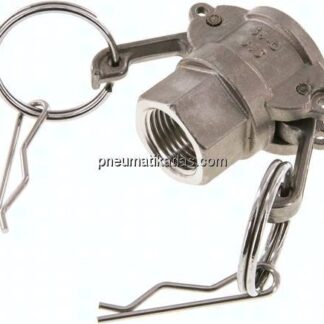 Kamlock-Kupplung (D) Rp 1/2"(IG), Edelstahl (1.4408)