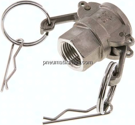 Kamlock-Kupplung (D) Rp 1/2"(IG), Edelstahl (1.4408)