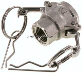 Kamlock-Kupplung (D) NPT 1/2"(IG), Edelstahl (1.4408)
