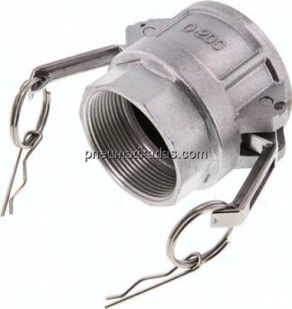 Kamlock-Kupplung (D) Rp 2"(IG), Aluminium