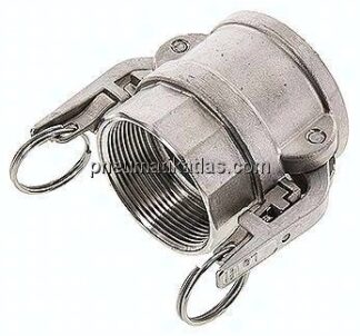 Sicherheits-Kamlock-Kupplung (D) Rp 2"(IG), Edelstahl (1.4408)