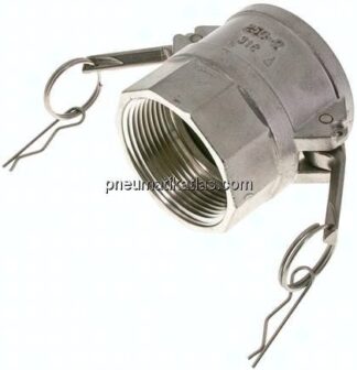 Kamlock-Kupplung (D) NPT 2-1/2"(IG), Edelstahl (1.4408)