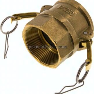 Kamlock-Kupplung (D) Rp 2-1/2"(IG), Messing