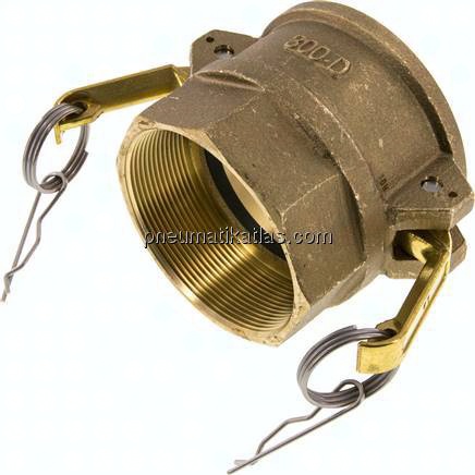 Kamlock-Kupplung (D) Rp 3"(IG), Messing