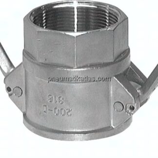 Kamlock-Kupplung (D) Rp 5"(IG), Edelstahl (1.4408)