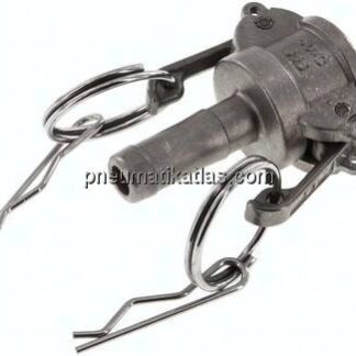 Kamlock-Kupplung (C) 13 (1/2")mm Schlauch, Edelstahl (1.4408)