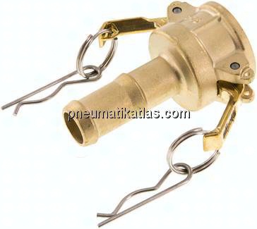 Kamlock-Kupplung (C) 19 (3/4")mm Schlauch, Messing