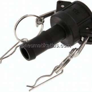 Kamlock-Kupplung (C) 19 (3/4")mm Schlauch, Polypropylen