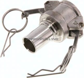 DIN/EN-Kamlock-Kupplung (C/CC) 25 (1")mm Schlauch, Edelstahl (1.4408)
