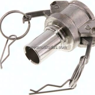 DIN/EN-Kamlock-Kupplung (C/CC) 25 (1")mm Schlauch, Edelstahl (1.4408)