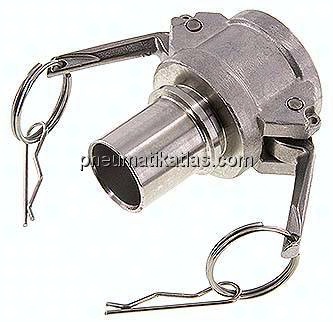 DIN/EN-Kamlock-Kupplung (C/CC) 32 (1-1/4")mm Schlauch, Edelstahl (1.4408)