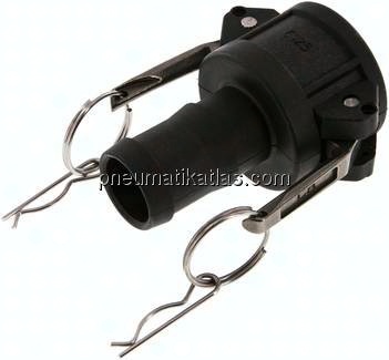 Kamlock-Kupplung (C) 32 (1-1/4")mm Schlauch, Polypropylen