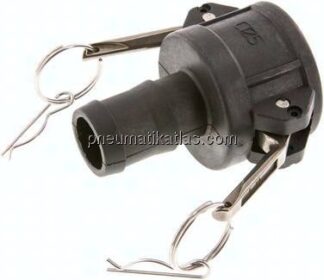 Kamlock-Kupplung (C) 32 (1-1/4")mm Schlauch, Polypropylen
