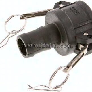 Kamlock-Kupplung (C) 32 (1-1/4")mm Schlauch, Polypropylen