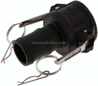 Kamlock-Kupplung (C) 38 (1-1/2")mm Schlauch, Polypropylen