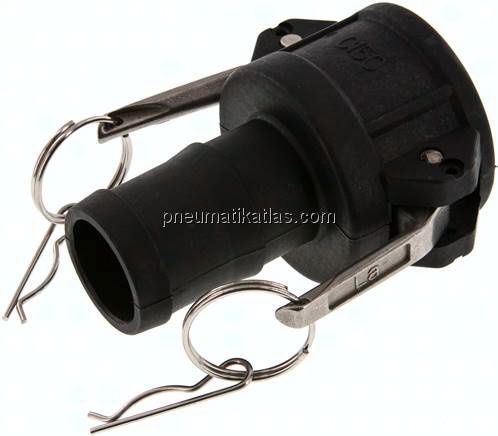 Kamlock-Kupplung (C) 38 (1-1/2")mm Schlauch, Polypropylen