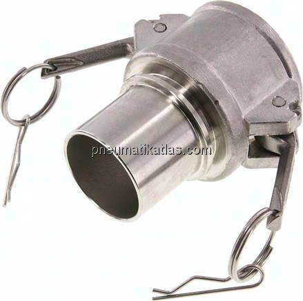 DIN/EN-Kamlock-Kupplung (C/CC) 50 (2")mm Schlauch, Edelstahl (1.4408)