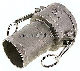 Sicherheits-Kamlock-Kupplung (C) 63 (2-1/2")mm Schlauch, Edelstahl (1.4408)