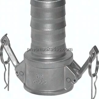 Kamlock-Kupplung (C) 127mm Schlauch, Edelstahl (1.4408)