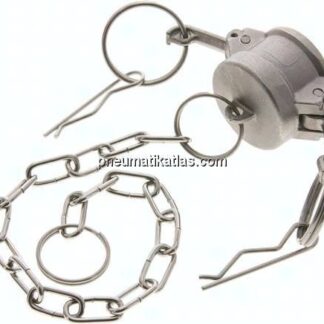 Kamlock-Verschlusskappe (DC) 3/4", Edelstahl (1.4408)