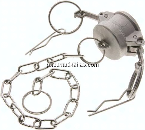 Kamlock-Verschlusskappe (DC) 3/4", Edelstahl (1.4408)