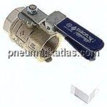 Absperrklappe mit Innengewinde Rp 1-1/4", 0 - 16bar
