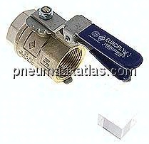 Absperrklappe mit Innengewinde Rp 1-1/4", 0 - 16bar