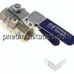 Absperrklappe mit Innengewinde Rp 1/2", 0 - 16bar