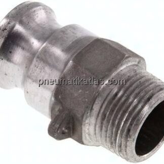 Kamlock-Stecker (F) R 1"(AG), Aluminium