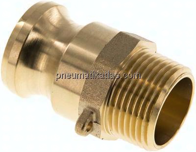 Kamlock-Stecker (F) R 1"(AG), Messing