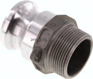 Kamlock-Stecker (F) R 1-1/2"(AG), Aluminium