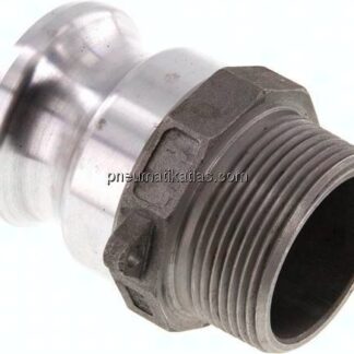Kamlock-Stecker (F) R 1-1/2"(AG), Aluminium