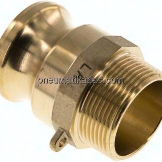 Kamlock-Stecker (F) R 1-1/2"(AG), Messing