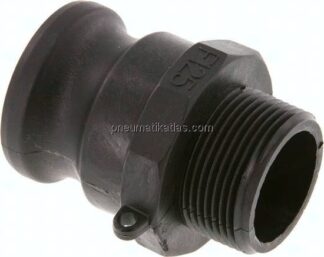 Kamlock-Stecker (F) R 1-1/4"(AG), Polypropylen