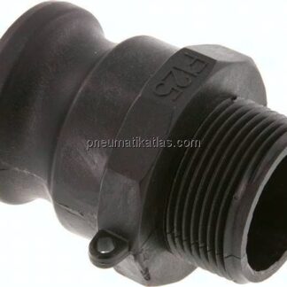 Kamlock-Stecker (F) R 1-1/4"(AG), Polypropylen