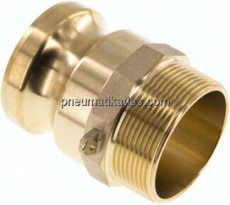 Kamlock-Stecker (F) R 2"(AG), Messing