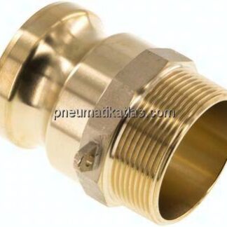 Kamlock-Stecker (F) R 2"(AG), Messing