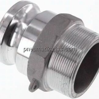 Kamlock-Stecker (F) R 2-1/2"(AG), Aluminium