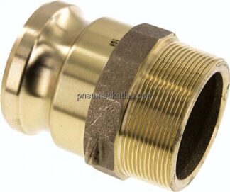 Kamlock-Stecker (F) R 2-1/2"(AG), Messing