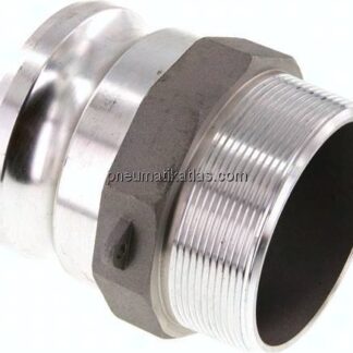 Kamlock-Stecker (F) R 3"(AG), Aluminium