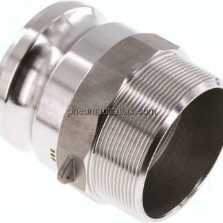 Kamlock-Stecker (F) R 3"(AG), Edelstahl (1.4408)