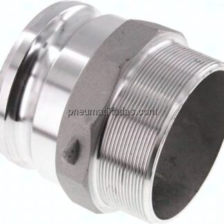 Kamlock-Stecker (F) R 4"(AG), Aluminium