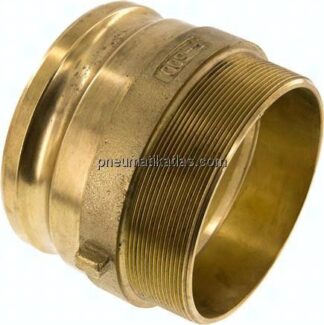 Kamlock-Stecker (F) R 5"(AG), Messing